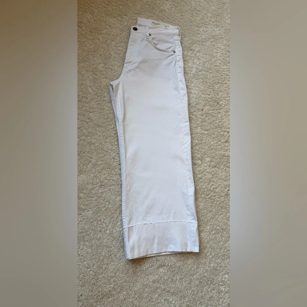 Rag & Bone Crisp White Trousers - Picture 5 of 7